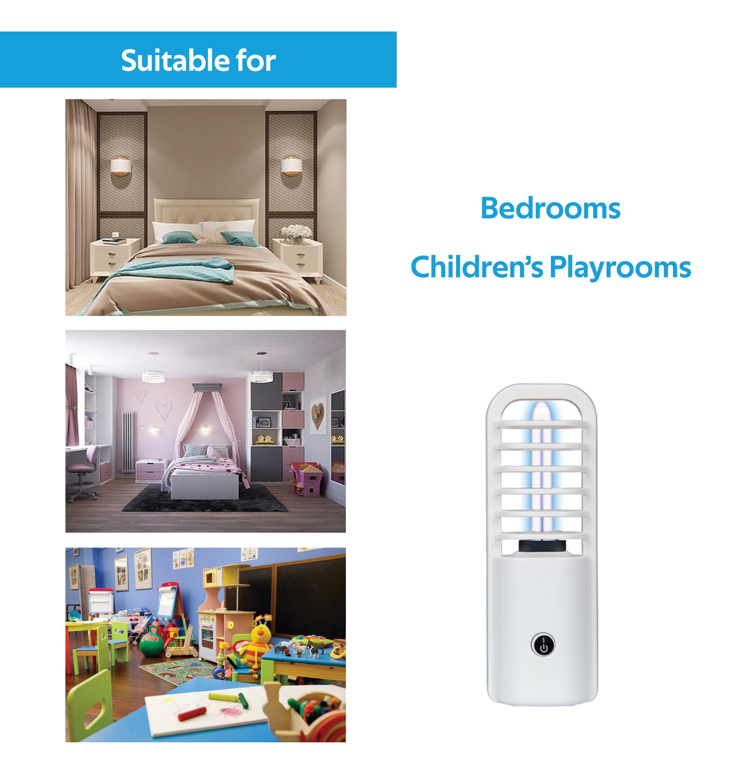 Portable UV and Ozone Sterilisation Lamp - BCL Auto Electrics Online Shop - Covid - Cars, Trucks, Vans, Bedrooms, Children's Playrooms